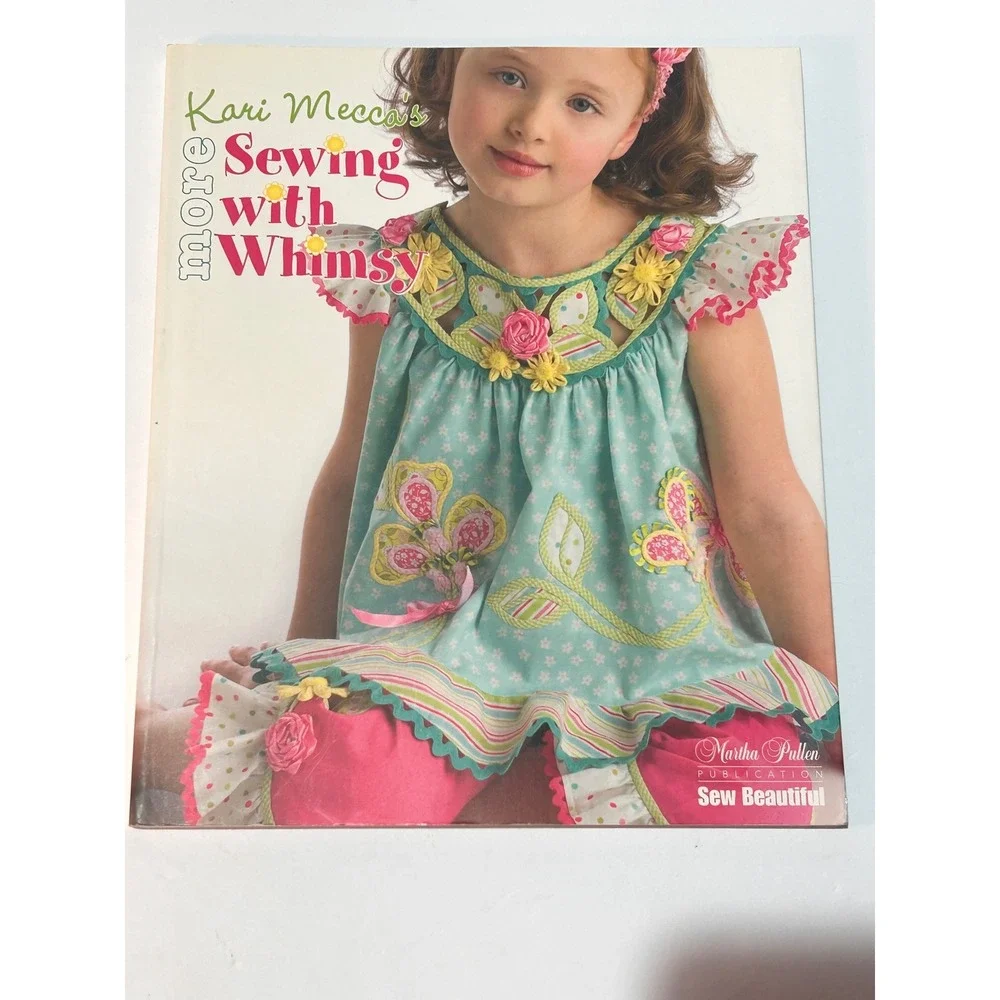 Lot 3 Sewing Craft Books Sewing with Whimsy, All Sewn Up, Kids My First Craft